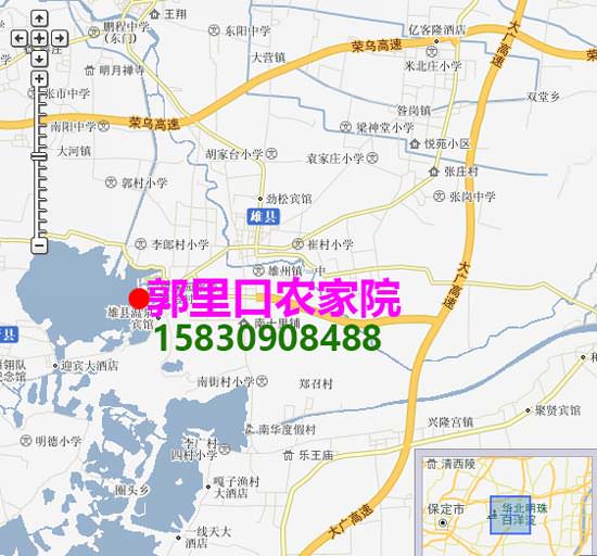 清明节白洋淀雄县白洋淀高速分布地图