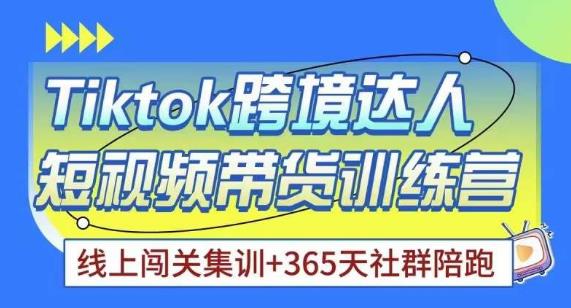 Tiktok海外精选联盟短视频带货百单训练营，带你快速成为Tiktok带货达人-轻松搞定副业 - 高效赚钱方法和建议