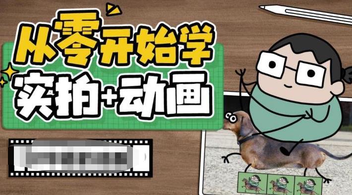 从零开始学实拍加动画，实拍加动画创意教程-轻松搞定副业 - 高效赚钱方法和建议