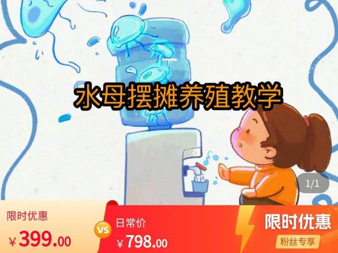 水母摆摊教学，包括摆摊技术、养殖技术、拿货渠道、抖音运营等-轻松搞定副业 - 高效赚钱方法和建议