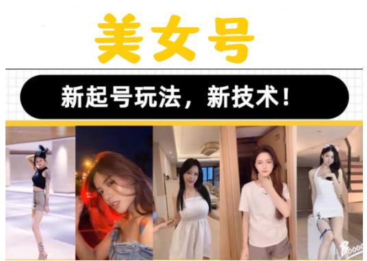 2023抖音快手短视频美女号课程制作玩法教程，美女号搬运新起号玩法，新技术（素材+教程）-轻松搞定副业 - 高效赚钱方法和建议