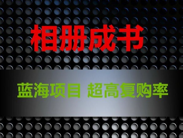 相册成书，蓝海项目，认真操作月入过万【揭秘】-轻松搞定副业 - 高效赚钱方法和建议