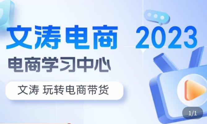 文涛电商·7天零基础自然流起号，​快速掌握店铺运营的核心玩法，突破自然展现量，玩转直播带货-轻松搞定副业 - 高效赚钱方法和建议