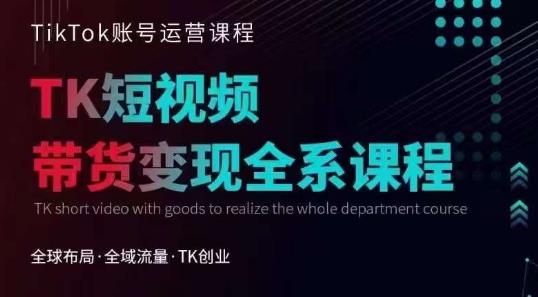 Tiktok运营线上训练营，引流爆单，急速涨粉，Tiktok短视频玩法大揭秘-轻松搞定副业 - 高效赚钱方法和建议
