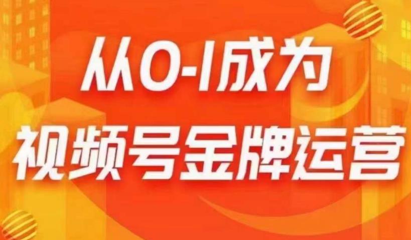从0-1成为视频号金牌运营，微信运营/账号内容/选品组货/直播全案/起号策略，我们帮你在视频号赚到钱-轻松搞定副业 - 高效赚钱方法和建议