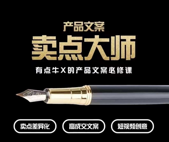 产品文案【卖点大师】高转化电商，有点牛X的产品文案必修课-轻松搞定副业 - 高效赚钱方法和建议