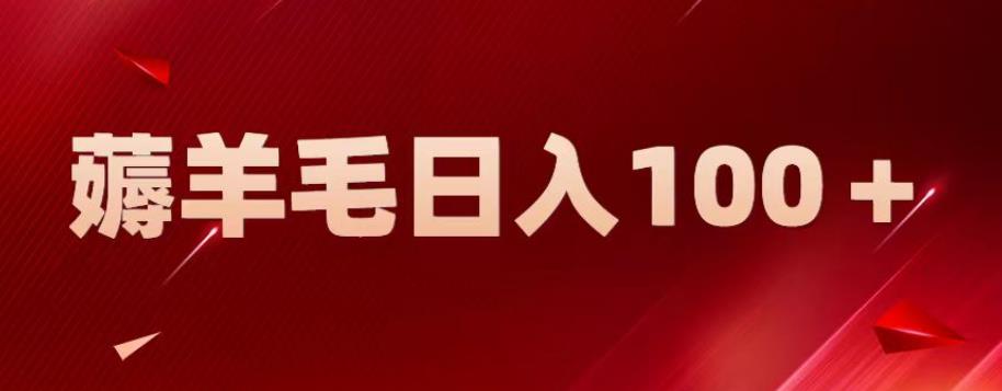 新平台零撸薅羊毛，一天躺赚100＋，无脑复制粘贴【揭秘】-轻松搞定副业 - 高效赚钱方法和建议