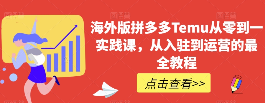 海外版拼多多Temu从零到一实践课，从入驻到运营的最全教程-轻松搞定副业 - 高效赚钱方法和建议