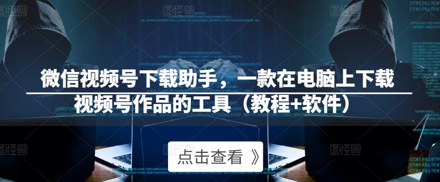 微信视频号下载助手，一款在电脑上下载视频号作品的工具（教程+软件）-轻松搞定副业 - 高效赚钱方法和建议