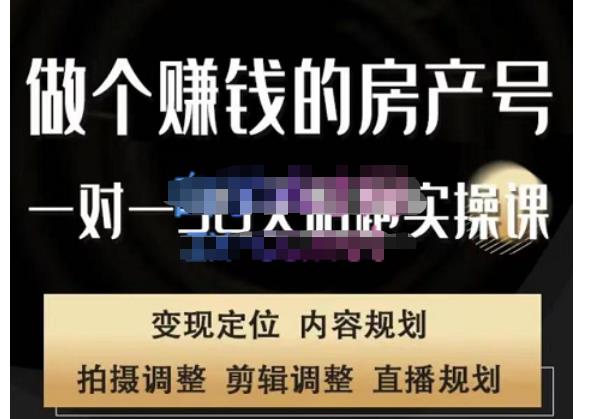 刘广标·同城房产号线上陪跑课，拍摄、剪辑、写文案、直播，做一个具有潜力价值的房产号-轻松搞定副业 - 高效赚钱方法和建议