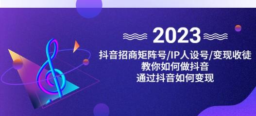 抖音/招商/矩阵号＋IP人设/号+变现/收徒，教你如何做抖音，通过抖音赚钱-轻松搞定副业 - 高效赚钱方法和建议
