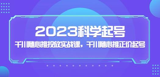 2023科学起号，千川随心推投放实战课，千川随心推正价起号-轻松搞定副业 - 高效赚钱方法和建议