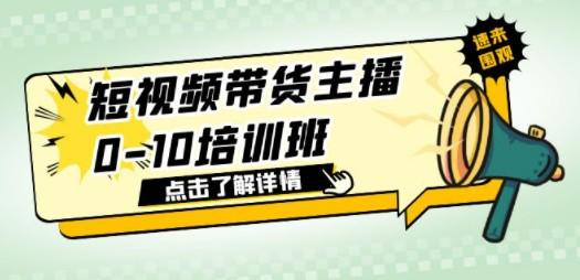 短视频带货主播0-10培训班 1.6·亿直播公司主播培训负责人教你做好直播带货-轻松搞定副业 - 高效赚钱方法和建议