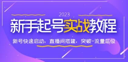 0-1新手起号实战教程：新号快速启动，直播间怎样搭建，突破-流量层级-轻松搞定副业 - 高效赚钱方法和建议
