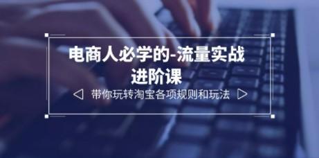 电商人必学的-流量实战进阶课：带你玩转淘宝各项规则和玩法（12节课）-轻松搞定副业 - 高效赚钱方法和建议