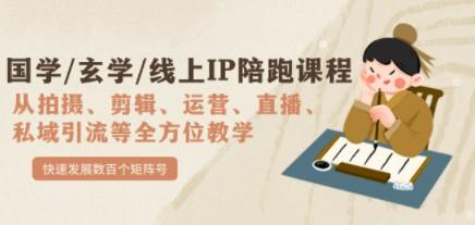 国学/玄学/线上IP陪跑课程，从0-1全方位教学，快速发展数百个矩阵号-轻松搞定副业 - 高效赚钱方法和建议