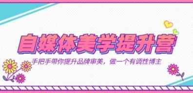 自媒体-美学提升营 手把手带你提升-品牌审美，做一个有调性博主（11节课）-轻松搞定副业 - 高效赚钱方法和建议