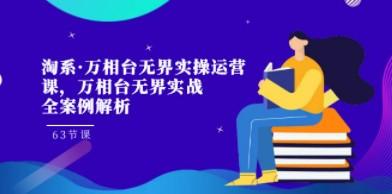 淘系·万相台无界实操运营课，万相台·无界实战全案例解析（63节课）-轻松搞定副业 - 高效赚钱方法和建议
