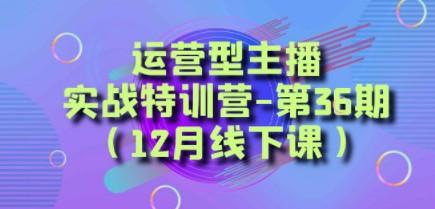 运营型主播·实战特训营-第36期（12月线下课） 从底层逻辑到起号思路-轻松搞定副业 - 高效赚钱方法和建议