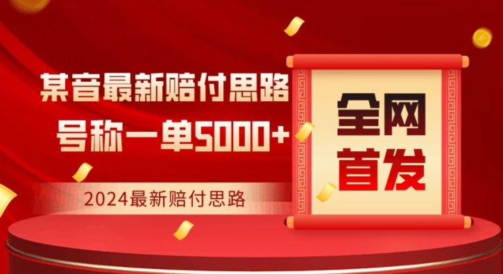 全网首发，2024最新抖音赔付项目，号称一单5000+保姆级拆解【仅揭秘】-轻松搞定副业 - 高效赚钱方法和建议