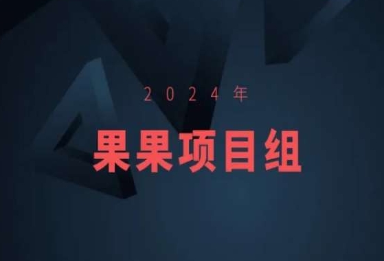 2024年果果项目组项目合集-果果最新项目-轻松搞定副业 - 高效赚钱方法和建议