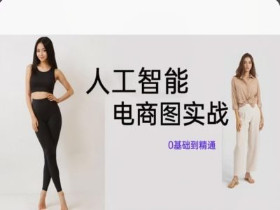 人工智能SD电商图实战，ai绘图0基础到精通-轻松搞定副业 - 高效赚钱方法和建议