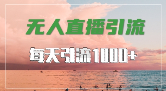 抖音快手视频号全平台通用，无人直播引流法，超暴力引流1000+高质量精准创业粉【揭秘】-轻松搞定副业 - 高效赚钱方法和建议