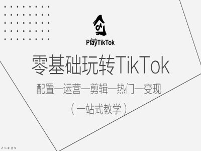零基础玩转TikTok，配置一运营一剪辑一热门一变现，一站式教学-轻松搞定副业 - 高效赚钱方法和建议