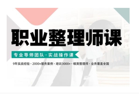 职业整理师培训(新版)，实战操作课-轻松搞定副业 - 高效赚钱方法和建议