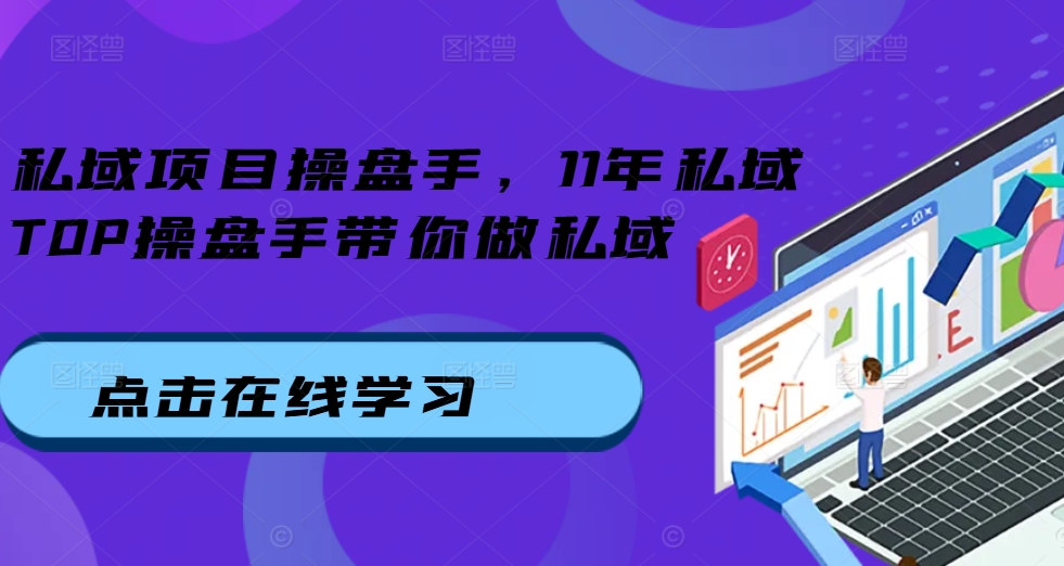 私域项目操盘手，11年私域TOP操盘手带你做私域-轻松搞定副业 - 高效赚钱方法和建议