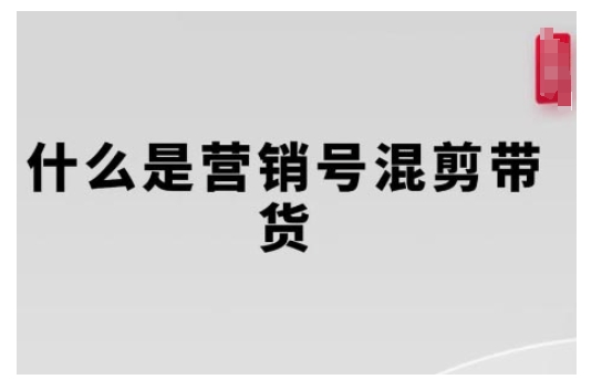 营销号混剪带货，从内容创作到流量变现的全流程，教你用营销号形式做混剪带货-轻松搞定副业 - 高效赚钱方法和建议