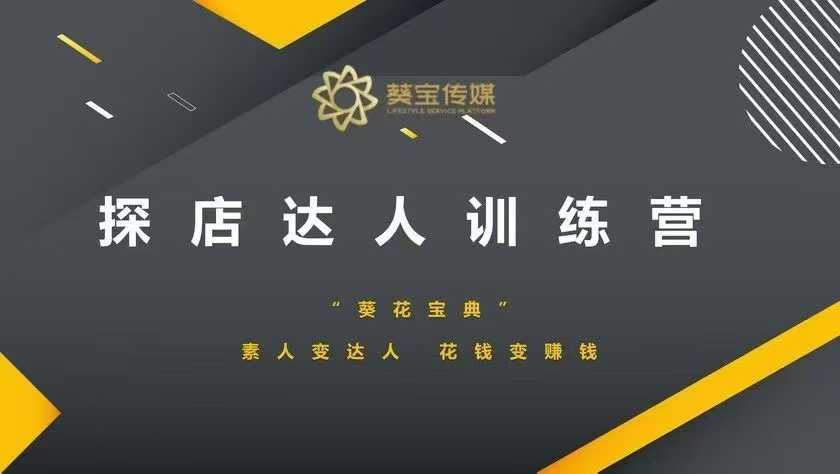 探店达人训练营，素人变达人，花钱变赚钱-轻松搞定副业 - 高效赚钱方法和建议