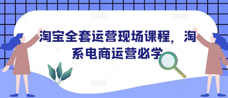 淘宝全套运营现场课程，淘系电商运营必学-轻松搞定副业 - 高效赚钱方法和建议
