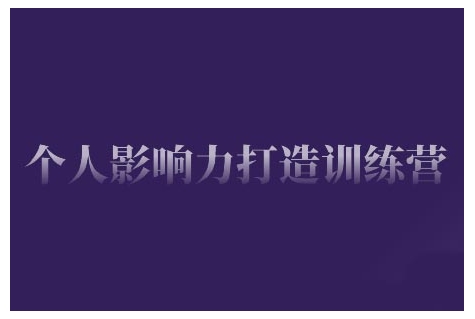 个人影响力打造训练营，掌握公域引流、私域运营、产品定位等核心技能，实现从0到1的个人IP蜕变-轻松搞定副业 - 高效赚钱方法和建议