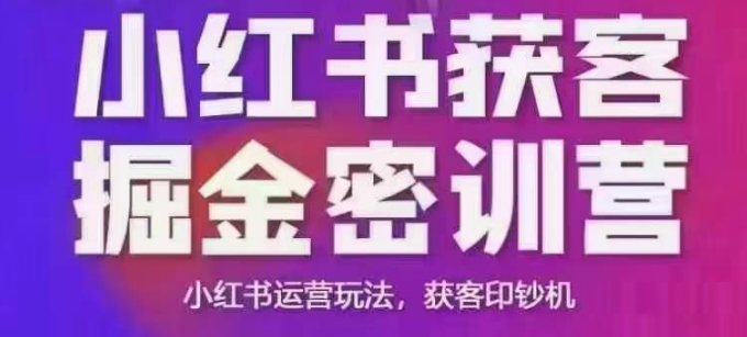 小红书获客掘金线下课，录音+ppt照片，小红书运营玩法，获客印钞机-轻松搞定副业 - 高效赚钱方法和建议