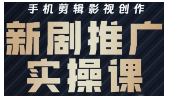 影视短剧号运营与剪辑实战全攻略，手机剪辑影视创作，新剧推广实操课-轻松搞定副业 - 高效赚钱方法和建议