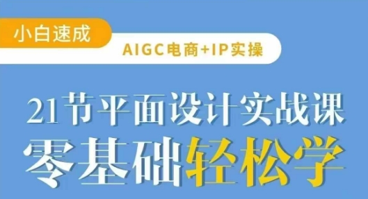AIGC电商必备实操21节平面设计实战课，教你玩转AI-轻松搞定副业 - 高效赚钱方法和建议