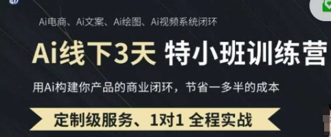 AI实操培训第20-21期线下，0基础保姆级教程，3月最新整理，企业获客、降本增效、打造超级个体-轻松搞定副业 - 高效赚钱方法和建议