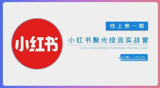 小红书聚光陪跑第一期，教你从0到1玩转小红书聚光投流，搭建小红书付费投流团队，更快的见到效果-轻松搞定副业 - 高效赚钱方法和建议