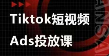 Ads视频投放课，tiktok短视频广告投放课-轻松搞定副业 - 高效赚钱方法和建议